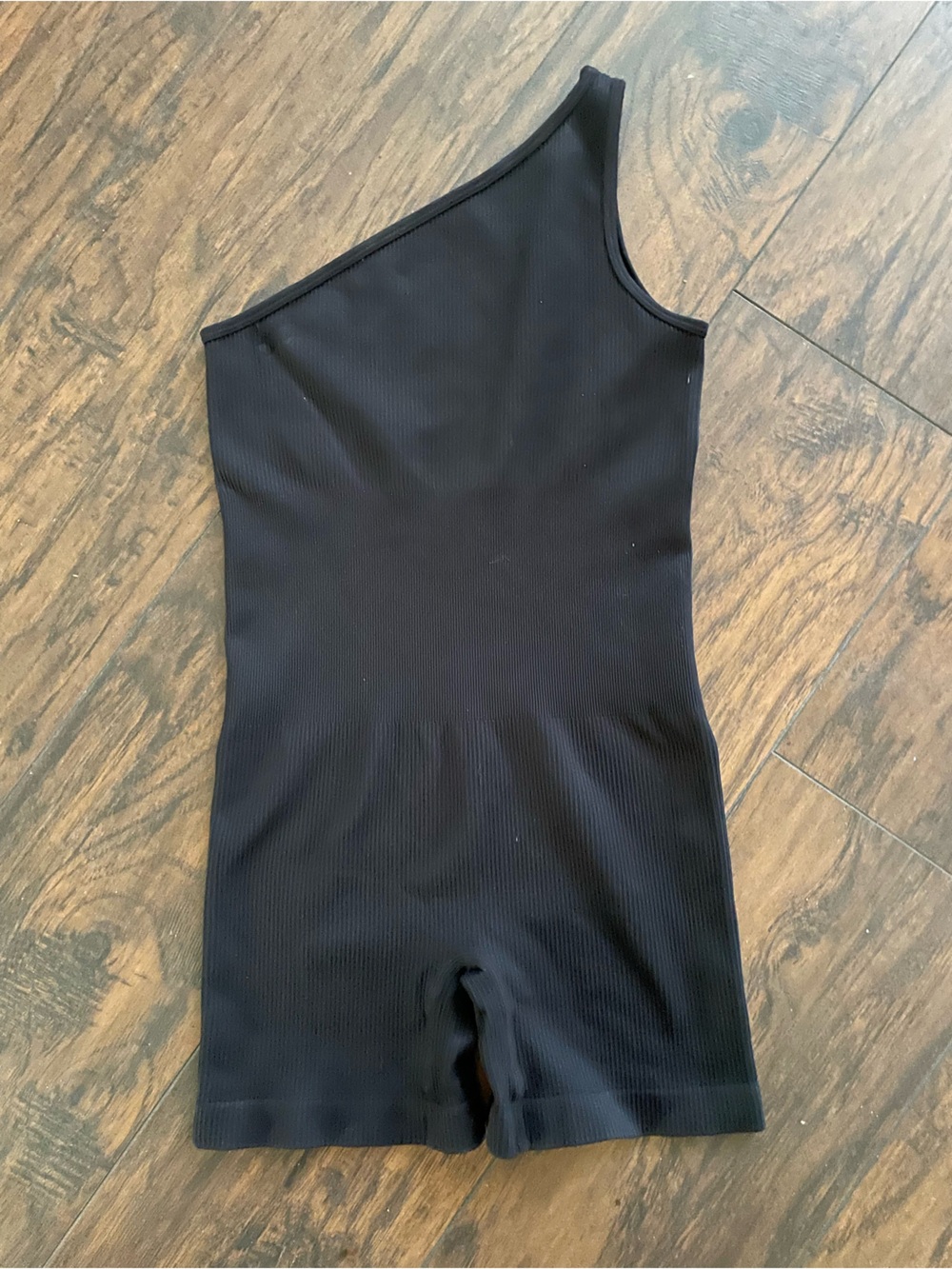 One-Shoulder Black  bobdy suit